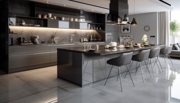 A cozinha com ilha é um espaço funcional, que permite aproveitar todos os detalhes para otimizar a realização das suas tarefas diárias na cozinha.