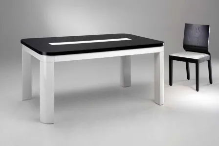 Mesa de Jantar Cristal Extensivel 180