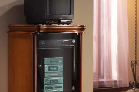 Movel Bar TV e Hi-Fi Porta Vidro