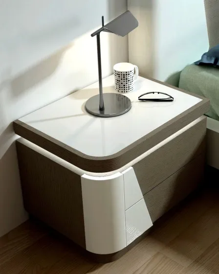Mesa de Cabeceira com LED Viana
