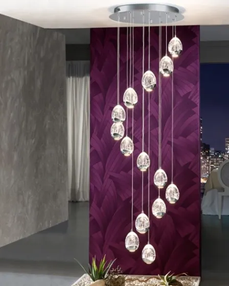 Candeeiro Dimmable Rocio Prata