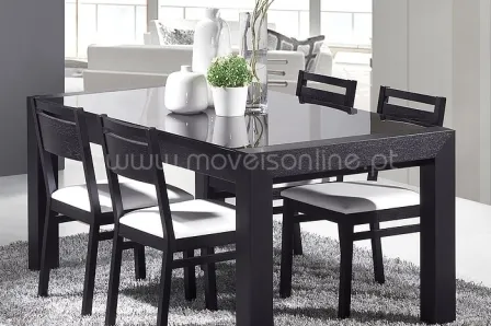 Mesa de Jantar Extensivel BALI T. Vidro