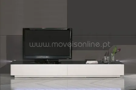 Movel TV e LCD CARRARA Tampo Vidro