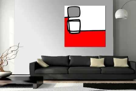Quadro Cadeirão Abstrato 
