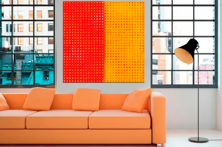 Quadro Retângulos em Cor