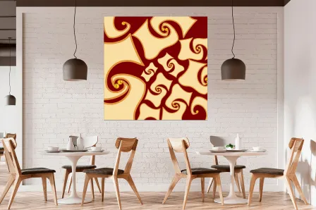 Quadro Desenhos Entrelaçados