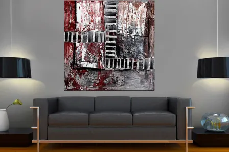 Quadro Escadas Aleatórias