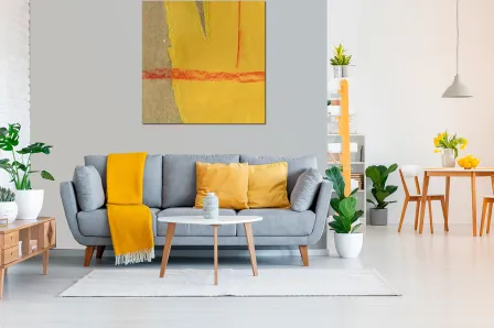 Quadro Mancha Amarela