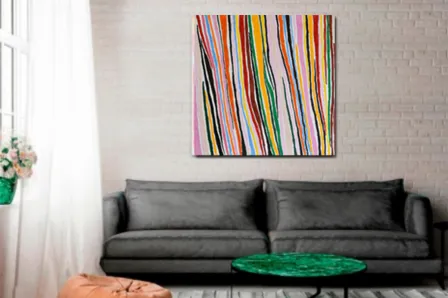 Quadro Zebra às Cores