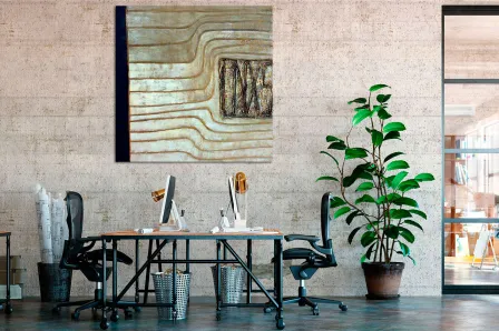 Quadro Canto Azul