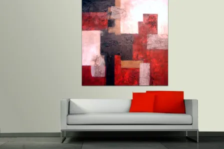 Quadro Little Red Squares