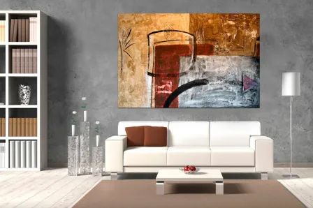 Quadro Tons de Aconchego
