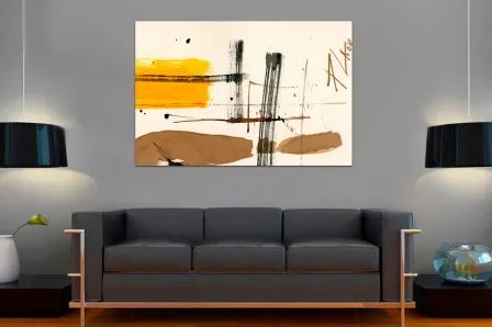 Quadro Sarrabisco Amarelo