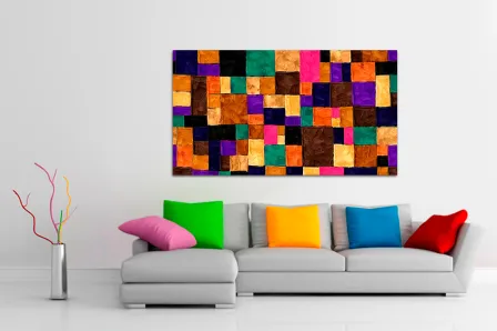 Quadro Quadrilhado 