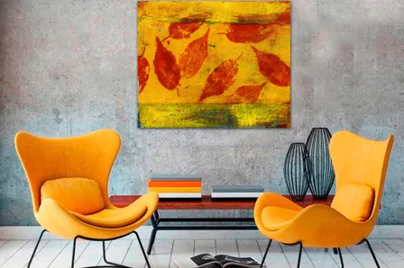 Quadro Pintura de Escola