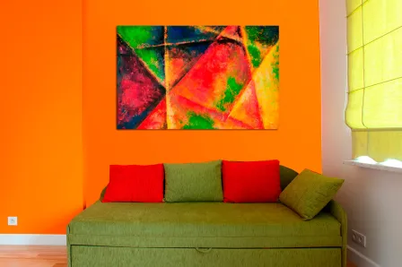 Quadro Mistura Colorida