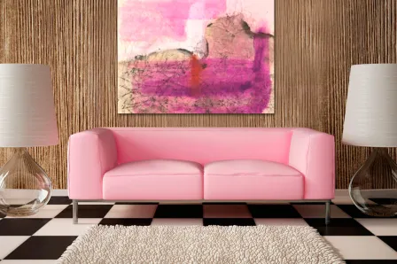 Quadro Flash Rosa