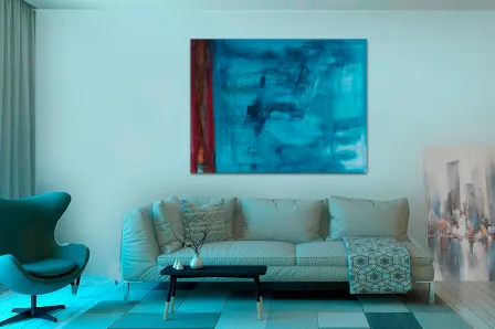Quadro Azul Marinho 