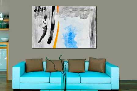Quadro Tornado Azul Claro
