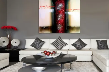 Quadro Argolas Vermelhas