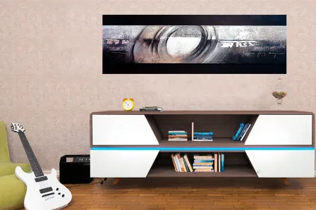 Quadro Disco Escuro