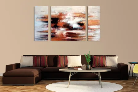 Quadro Manchado a Castanho
