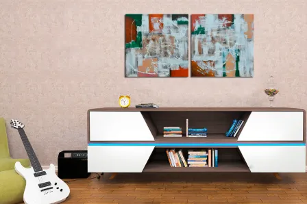 Quadro Riscado em Cima