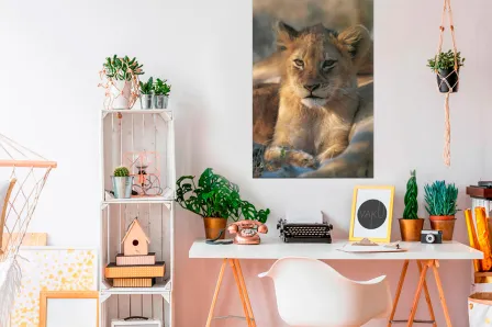 Quadro Jovem Felino