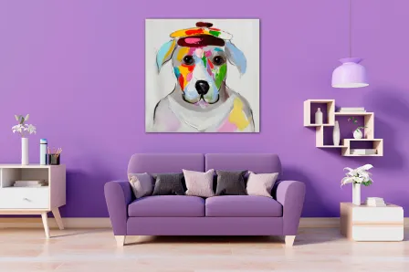 Quadro Cão de Chapéu