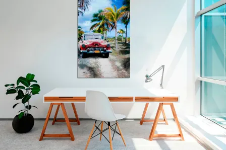 Quadro Coche Vermelho