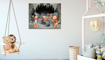 Quadro Infantil Pré Histórico 