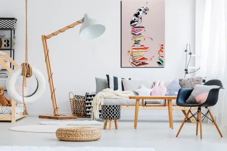 Quadro Cão Literário 