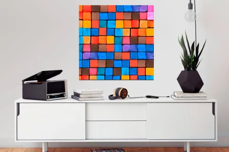 Quadro Inúmeros Quadrados 