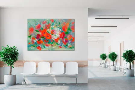 Quadro Pinceladas Floridas