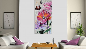 Quadro Flores Rosa