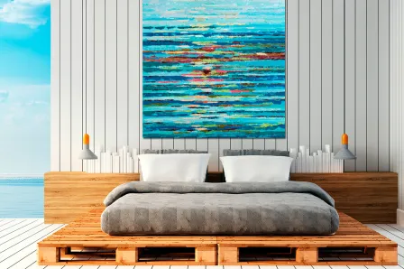 Quadro Reflexos de Mar 2