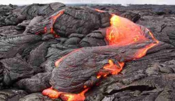 Quadro Montanha de Lava