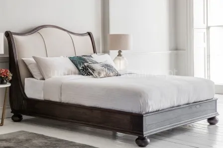 Cama de Casal Safari Charcoal Black