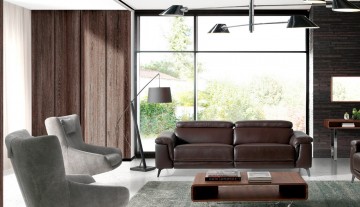 Relaxe ao máximo no sofa relax 2 lugares Choco! Uma peça que se destaca na sua sala, pelo seu design moderno e conforto inigualável.