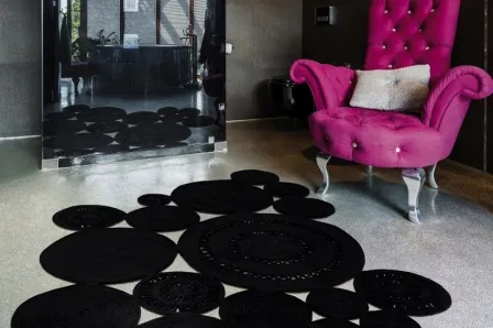 Tapete Alyssa Patchwork Black