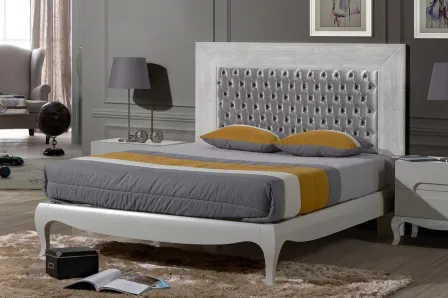 Cama de Casal Kenzo Prata
