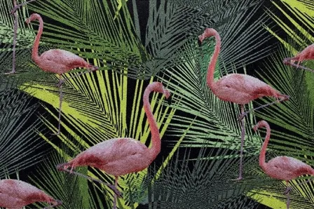 Tapete Flamingo Rosa
