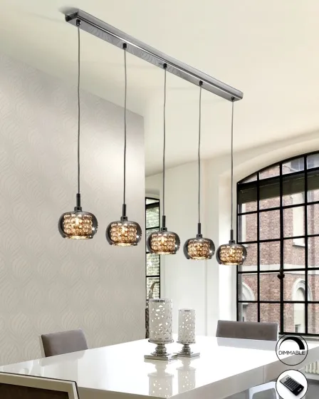 Candeeiro de Teto Dimmable Arian 5L Reto