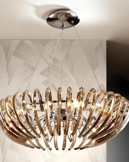 Candeeiro de Teto Dimmable Ariadna Champanhe