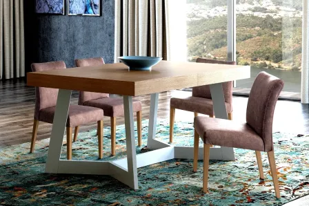 Mesa de Jantar Extensível Line New