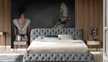 Cama de Casal Capitan Grey