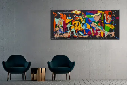 Quadro Guernica a Cores