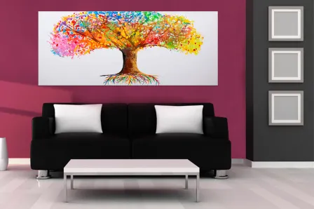 Quadro Árvore de Cores