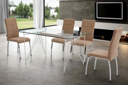 Mesa de Vidro Bucle