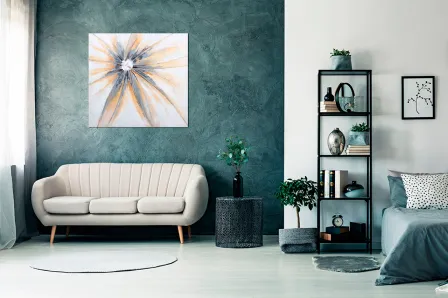 Quadro Flash Cinza